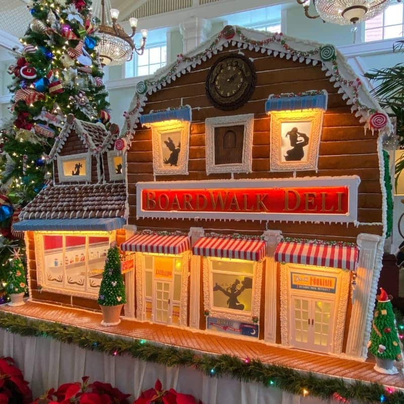 Boardwalk Inn Disney Gingerbread Display