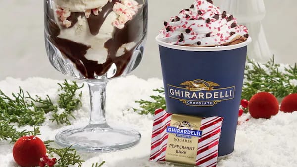 Disney Springs Christmas Ghirardelli seasonal treats