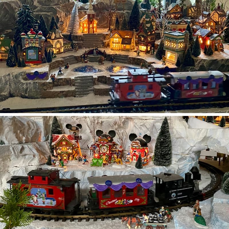 Disney's Model Train Set and Christmas Village
