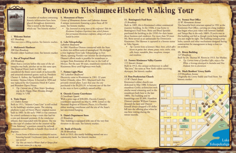 Social Distancing Activities: Kissimmee Walking Tour Guide