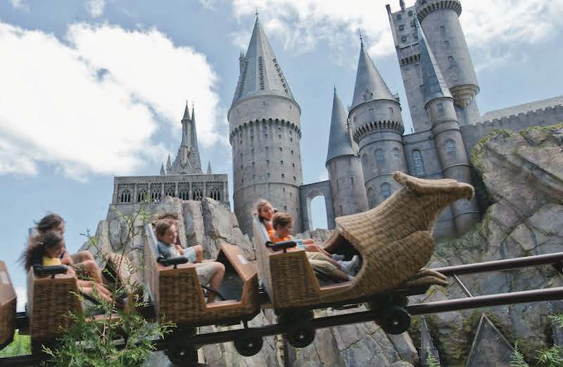 Flight of the Hippogriff in Hogsmeade Village Orlando
