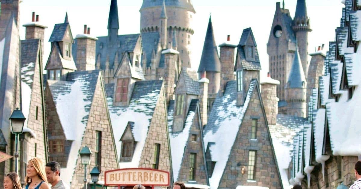 Hogsmeade village in the Wizarding World of Harry Potter in