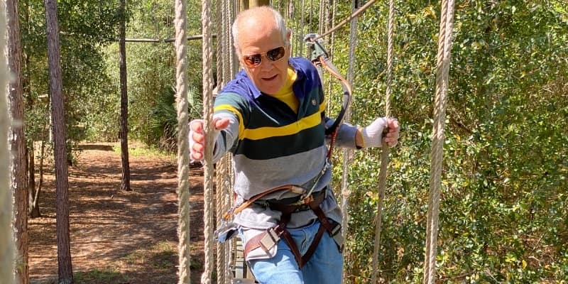 Father's Day in Orlando suggestions - Orlando Tree Trek Kissimmee Florida