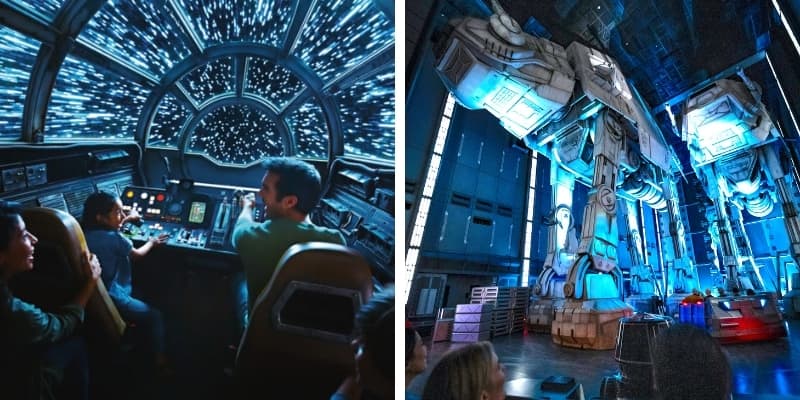 Star Wars Galaxy's Edge Rides - Smugglers Run and Rise of The Resistance