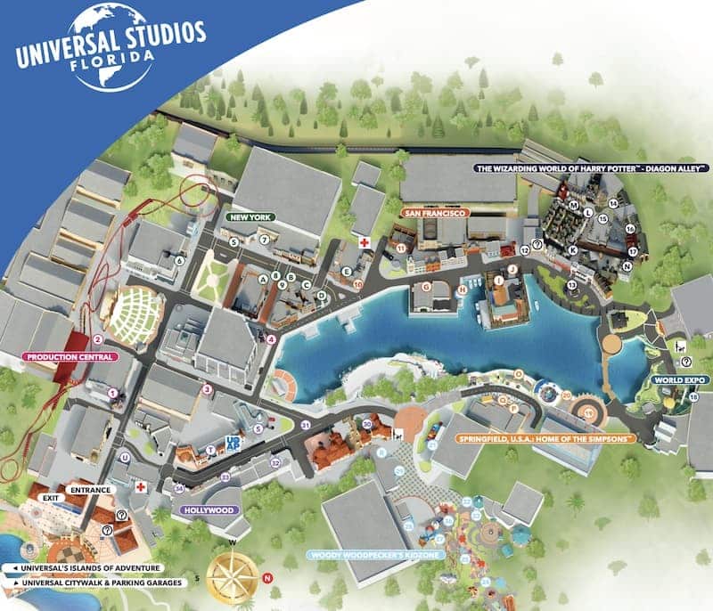 UNIVERSAL STUDIOS-ORLANDO RESORT-MOUSE PAD--NEW