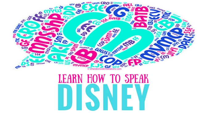 Disney Acronyms and Disney Abbreviations
