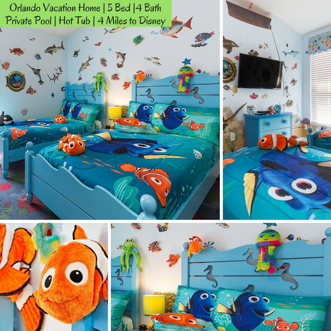 Finding Nemo Bedroom - The Kids Will Adore Sleeping Here! •Orlando