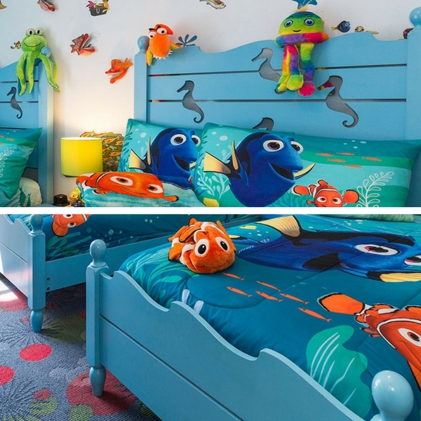 Finding Nemo Bedroom with carved theme beds