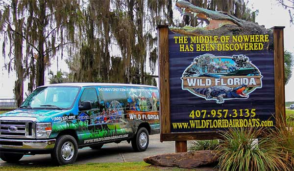 Djurmöten i Orlando - Wild Florida Airboats